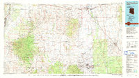 preview thumbnail of historical topo map of Cochise County, AZ in 1994