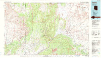 Download a high-resolution, GPS-compatible USGS topo map for Kayenta, AZ (1984 edition)