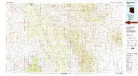 Download a high-resolution, GPS-compatible USGS topo map for Mammoth, AZ (1987 edition)