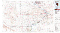 preview thumbnail of historical topo map of Parker, AZ in 1985