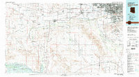 preview thumbnail of historical topo map of Maricopa County, AZ in 1981