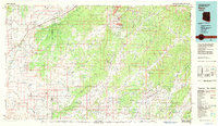Download a high-resolution, GPS-compatible USGS topo map for Pinon, AZ (1983 edition)