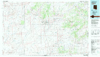 preview thumbnail of historical topo map of Navajo County, AZ in 1982