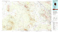 preview thumbnail of historical topo map of Pima County, AZ in 1994