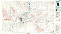 preview thumbnail of historical topo map of Yuma, AZ in 1993