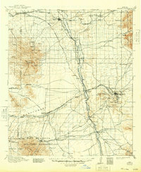 1915 Map of Benson, 1948 Print