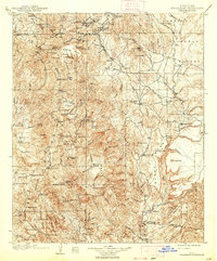 Download a high-resolution, GPS-compatible USGS topo map for Bradshaw Mountains, AZ (1938 edition)