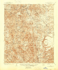 Download a high-resolution, GPS-compatible USGS topo map for Bradshaw Mountains, AZ (1946 edition)
