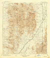 preview thumbnail of historical topo map of Cochise County, AZ in 1919