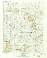 1908 Map of Flagstaff, 1960 Print
