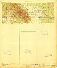 preview thumbnail of historical topo map of Cochise County, AZ in 1914