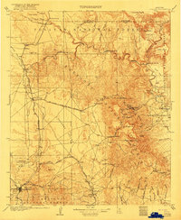 1905 Map of Jerome, 1922 Print