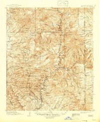 1915 Map of Morenci, 1946 Print