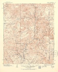 1913 Map of Morenci, 1954 Print