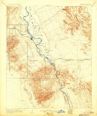 preview thumbnail of historical topo map of Mohave County, AZ in 1904