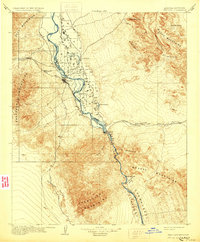 1904 Map of Needles, CA, 1930 Print