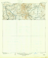 1905 Map of Nogales, 1947 Print