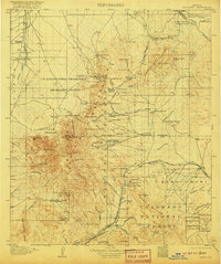 1905 Map of Patagonia, 1920 Print