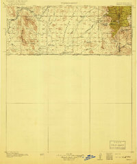 preview thumbnail of historical topo map of Cochise County, AZ in 1919