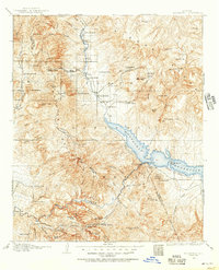 Download a high-resolution, GPS-compatible USGS topo map for Roosevelt, AZ (1956 edition)