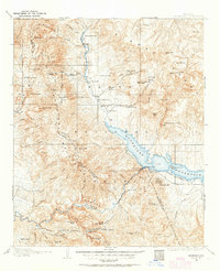 Download a high-resolution, GPS-compatible USGS topo map for Roosevelt, AZ (1964 edition)