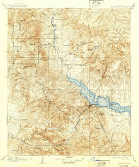 Download a high-resolution, GPS-compatible USGS topo map for Roosevelt, AZ (1939 edition)