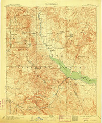 Download a high-resolution, GPS-compatible USGS topo map for Roosevelt, AZ (1909 edition)