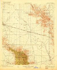 1917 Map of San Simon