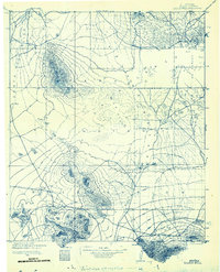 preview thumbnail of historical topo map of Pima County, AZ in 1934