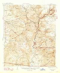 Download a high-resolution, GPS-compatible USGS topo map for Turret Peak, AZ (1947 edition)