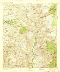 preview thumbnail of historical topo map of Yavapai County, AZ in 1933