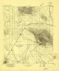 1922 Map of Willcox