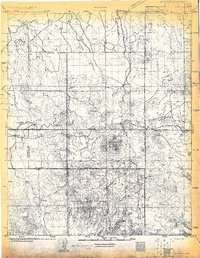 1922 Map of Williams, AZ