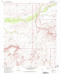 Download a high-resolution, GPS-compatible USGS topo map for Adamana, AZ (1983 edition)