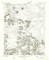 preview thumbnail of historical topo map of Navajo County, AZ in 1952