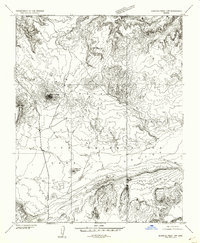 Download a high-resolution, GPS-compatible USGS topo map for Agathla Peak 1 SW, AZ (1954 edition)