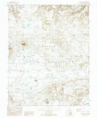 Download a high-resolution, GPS-compatible USGS topo map for Agathla Peak, AZ (1988 edition)