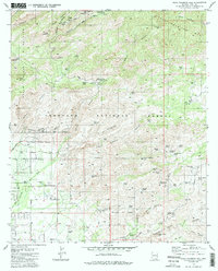 Download a high-resolution, GPS-compatible USGS topo map for Agua Caliente Hill, AZ (1985 edition)