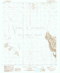 Download a high-resolution, GPS-compatible USGS topo map for Aguila Mountains NW, AZ (1990 edition)