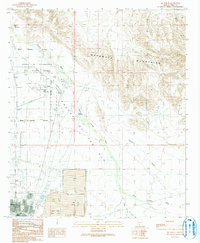 preview thumbnail of historical topo map of Pima County, AZ in 1990