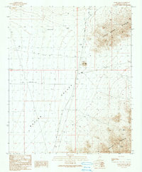 preview thumbnail of historical topo map of La Paz County, AZ in 1990
