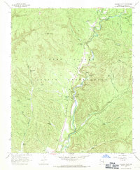preview thumbnail of historical topo map of Navajo County, AZ in 1967