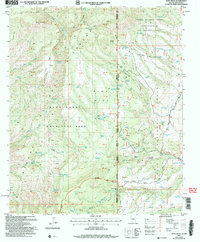 preview thumbnail of historical topo map of Greenlee County, AZ in 2005