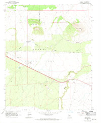 Download a high-resolution, GPS-compatible USGS topo map for Angell, AZ (1971 edition)