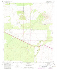 Download a high-resolution, GPS-compatible USGS topo map for Angell, AZ (1983 edition)