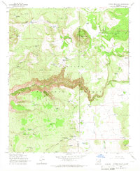 Download a high-resolution, GPS-compatible USGS topo map for Apache Maid Mtn, AZ (1967 edition)