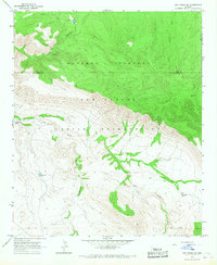 preview thumbnail of historical topo map of Graham County, AZ in 1966