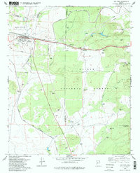Download a high-resolution, GPS-compatible USGS topo map for Ash Fork, AZ (1985 edition)