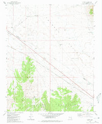 preview thumbnail of historical topo map of Yavapai County, AZ in 1980