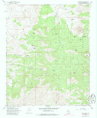 Download a high-resolution, GPS-compatible USGS topo map for Austin Peak, AZ (1985 edition)